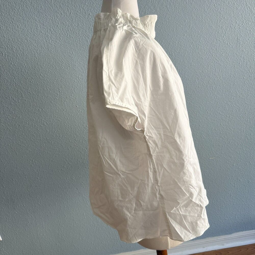 Polamnder Place White Rae Blouse Size Medium - Picture 7 of 12